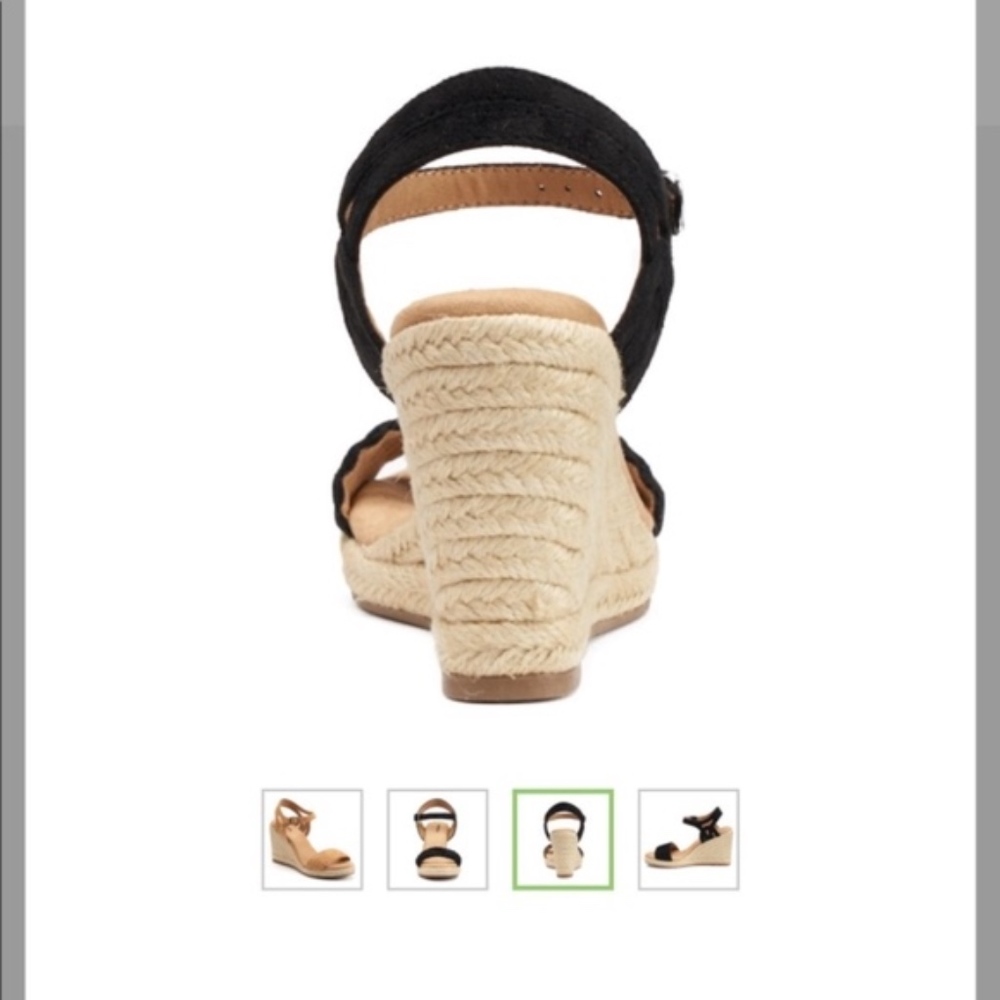 Sonoma Anet Women's Espadrille Wedge Sandals Tan - Picture 3 of 5